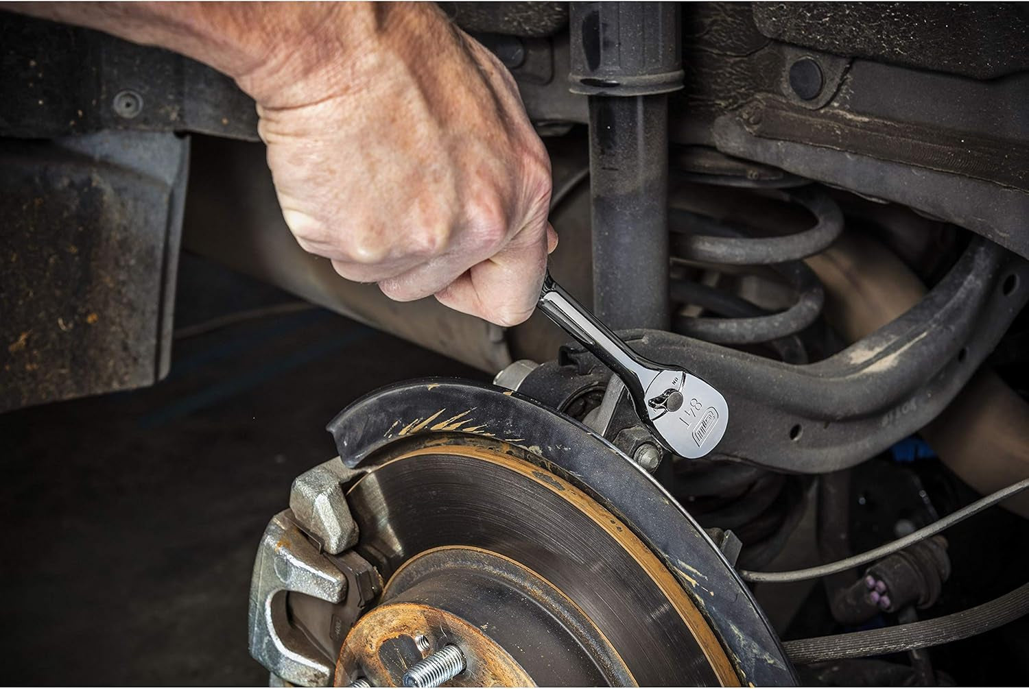 3 Piece 1/4", 3/8" & 1/2" Drive 84 Tooth Full Polish Teardrop Ratchet Set - 81206A-07