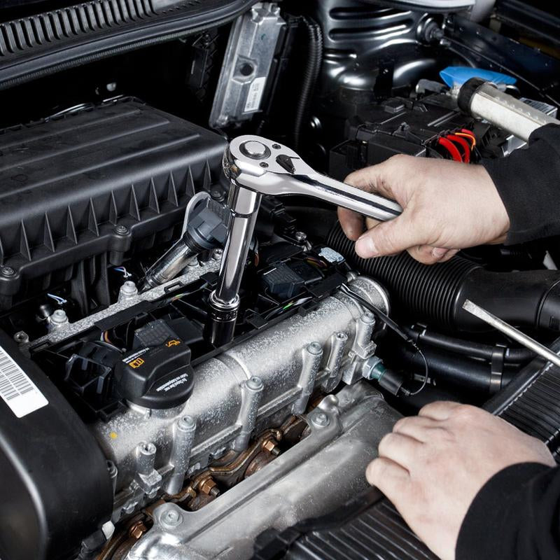 VEVOR Mechanics Tool Set and Socket Set, 1/4" 3/8" 1/2" Sockets, 145/205/450 Pcs SAE & Metric Tools, Storage Case, Accessories Included VEVOR Super Brand Day