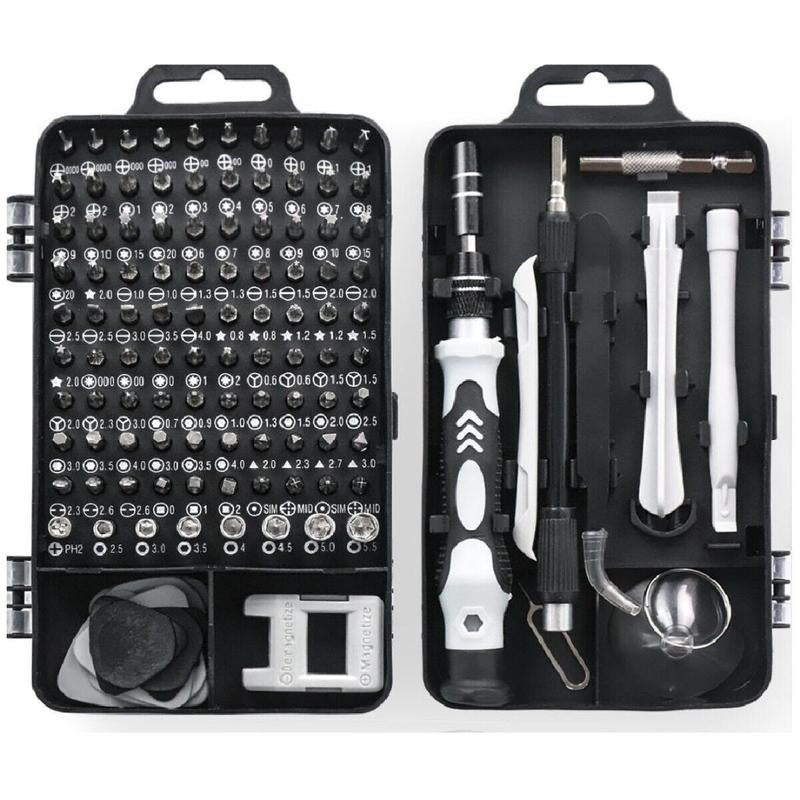115Pcs Precision Screwdriver Kit, Precision Computer, Smart Phone, Watch Repairing Removal Hand Tool Kit, 115 in 1 Hand Removal Tool Screwdriver Bits Kit