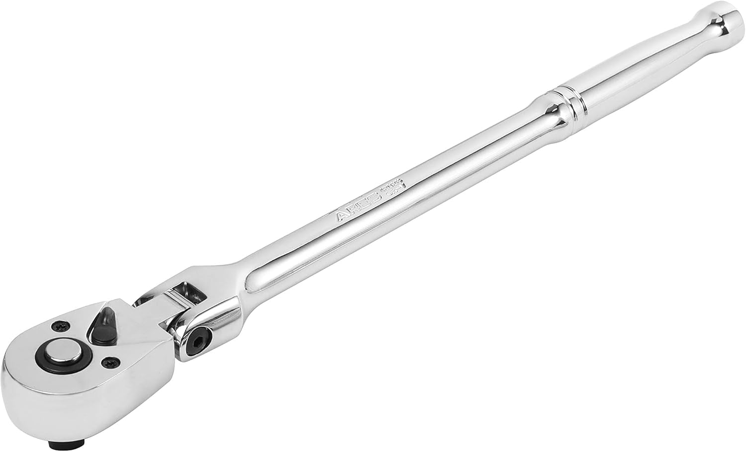 42026 - Flex Head Ratchet - 3/8-Inch Drive 72-Tooth Ratchet - Premium Chrome Vanadium Steel Construction & Chrome Plated Finish - 72-Tooth Quick Release Reversible Design with 5 Degree Swing
