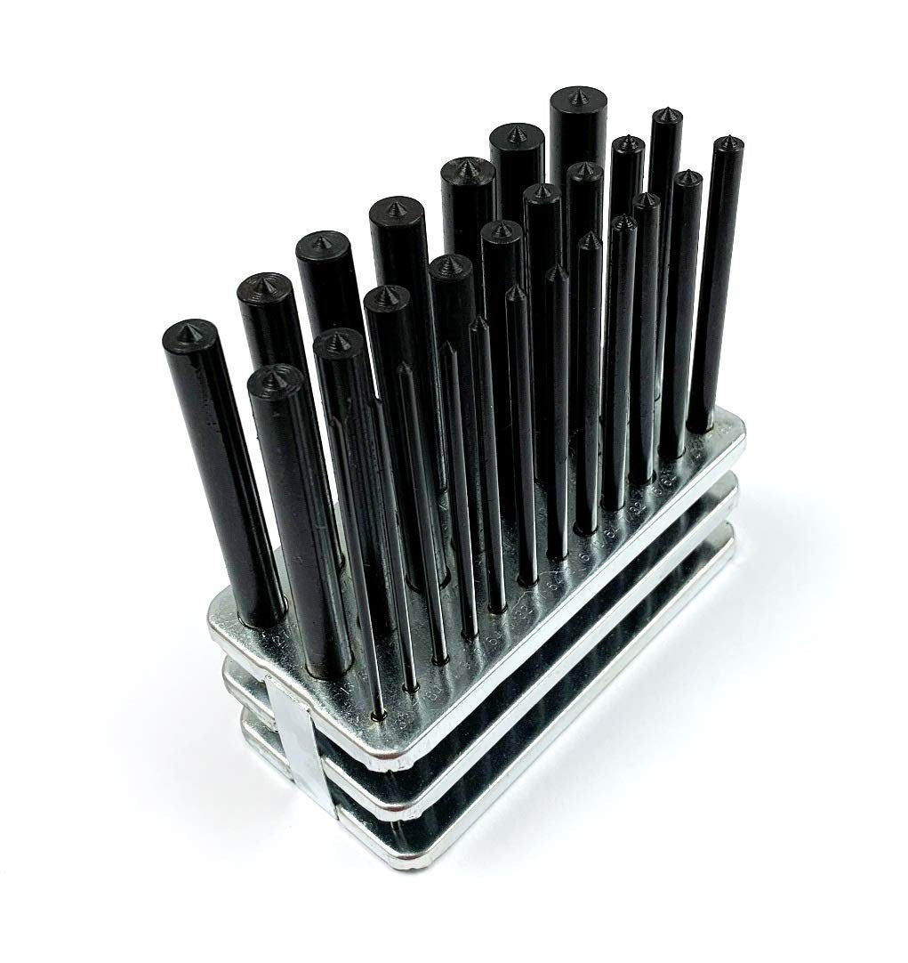 8600-0041 28 Piece Transfer Punch Set, 3/32" - 1/2"