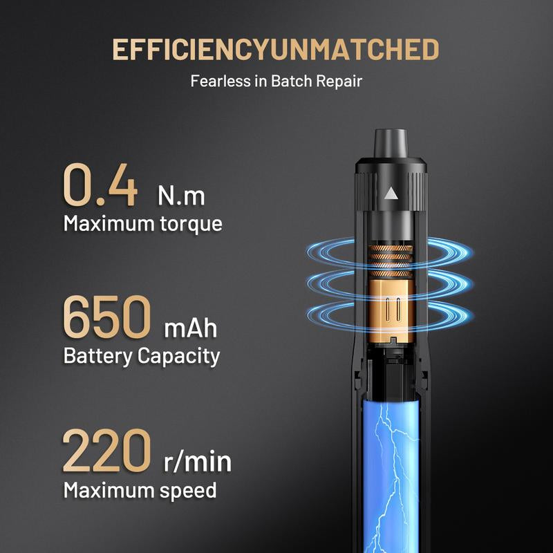 ATUMAN E3 95-In-1 Electric Screwdriver Set with Digital Display, Magnetic Positioning Plate for Phone/Tablet/Laptop Repair