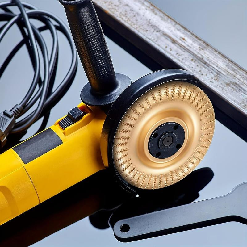 Angle Grinding Tool Set, 4 and 1/2 Attachments with 5/8 Inches Arbor, 5 Counts Grinding Wheel for Grinding and Shaping