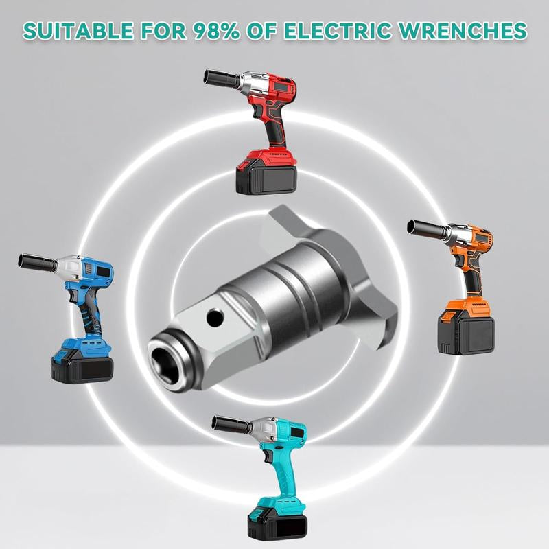 2 Pack Shaft Conversion Head,Electric Wrench with Internal Strong Magnet for Bits Drills Charging Accessories