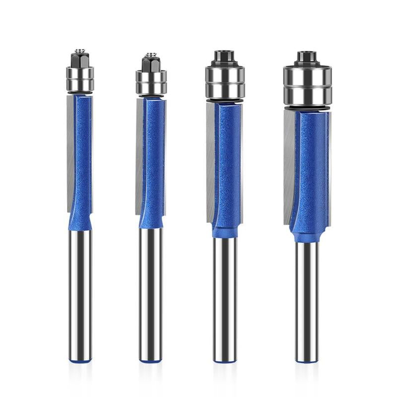 4-Piece Dual Bearing Trimming Tool Set 1/4-Inch New Deburring and Polishing Tool Size Universal-2