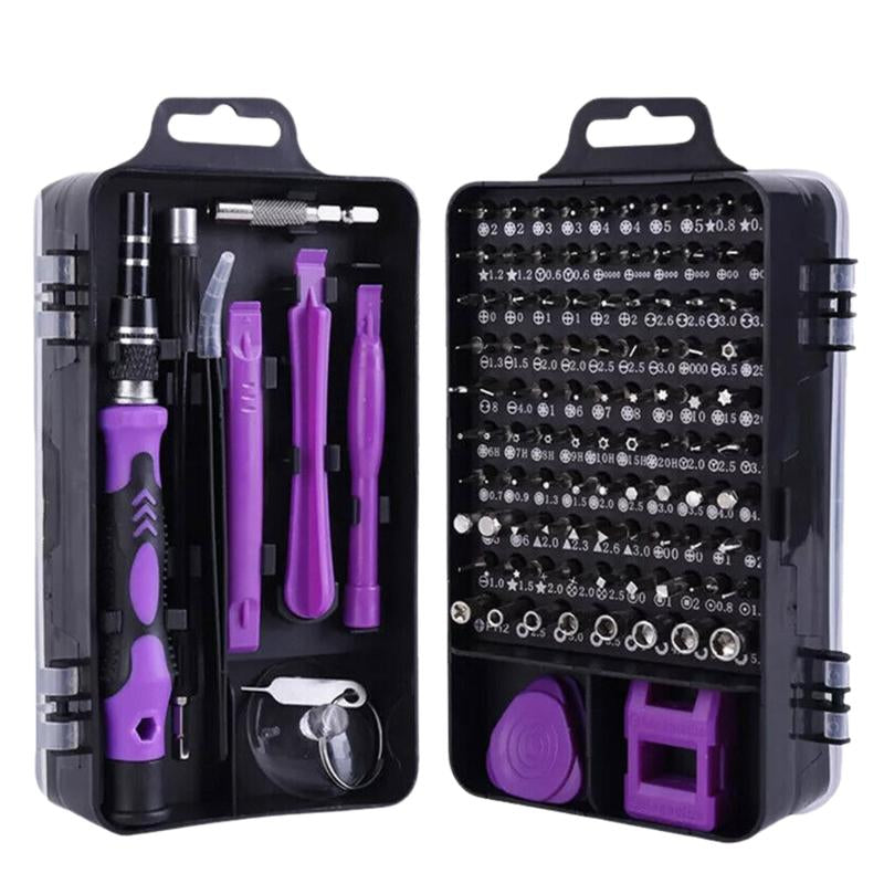 115Pcs Precision Screwdriver Kit, Precision Computer, Smart Phone, Watch Repairing Removal Hand Tool Kit, 115 in 1 Hand Removal Tool Screwdriver Bits Kit