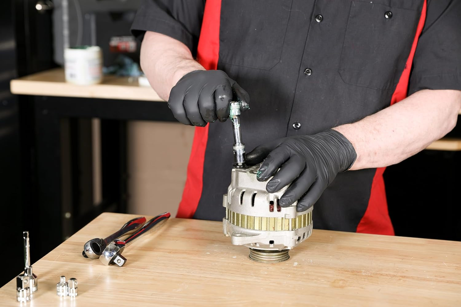 71270-10-Piece Socket Accessory Set - Premium Chrome Vanadium Steel with Mirror Finish - Includes Socket Adapters, Extensions and Universal Joints