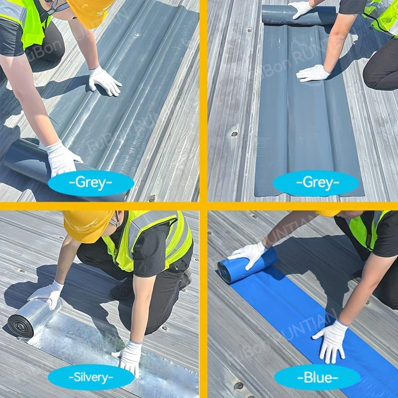 Pe Composite Waterproof Tape, Roof Leak Proofing Material, UV Resistant, Wide Temperature Range -60°C ~ 110°C, Multi-Layer Self-Adhesive Structure