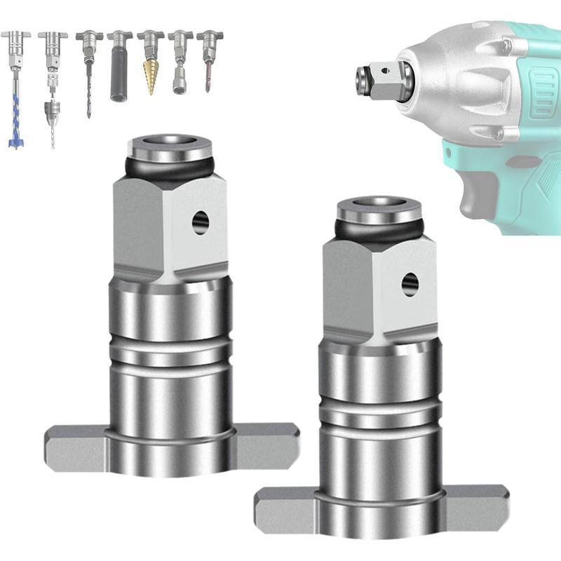 2 Pack Shaft Conversion Head,Electric Wrench with Internal Strong Magnet for Bits Drills Charging Accessories