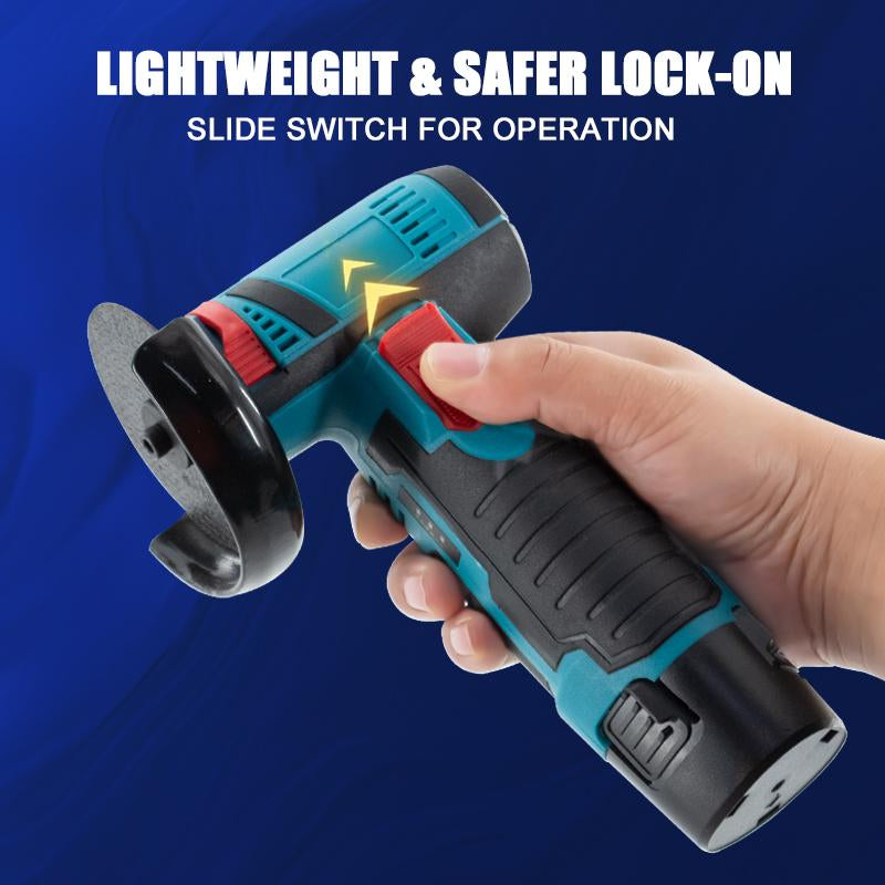 12V Mini Angle Grinder, 1 Set Multi-Purpose Rechargeable Grinding Tool, Polishing Grinding Machine for Cutting, Diamond Cordless Power Tools, Tools and Gadgets