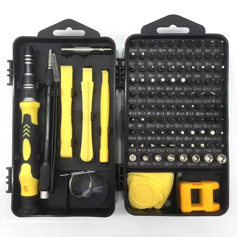 115Pcs Precision Screwdriver Kit, Precision Computer, Smart Phone, Watch Repairing Removal Hand Tool Kit, 115 in 1 Hand Removal Tool Screwdriver Bits Kit