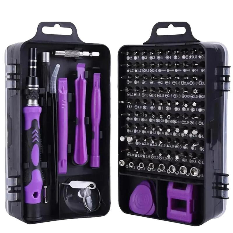 115Pcs Precision Screwdriver Kit, Precision Computer, Smart Phone, Watch Repairing Removal Hand Tool Kit, 115 in 1 Hand Removal Tool Screwdriver Bits Kit
