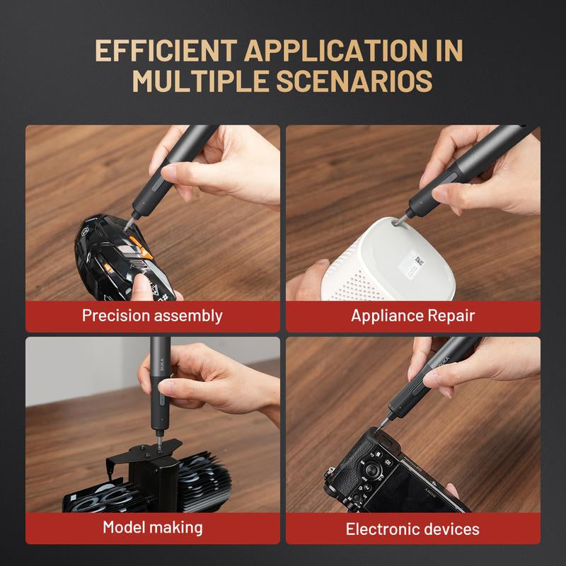 ATUMAN E3 95-In-1 Electric Screwdriver Set with Digital Display, Magnetic Positioning Plate for Phone/Tablet/Laptop Repair