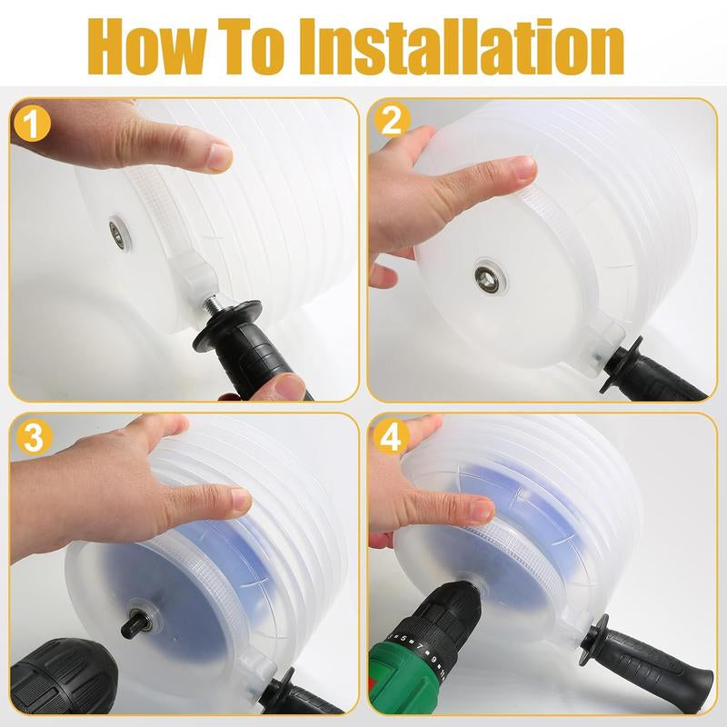 Collapsible Hole Saw Accessories Dust Bowl, Rubber Scalable Dust Cover Collector for Installing Recessed Lights and Ceiling Cutting Work